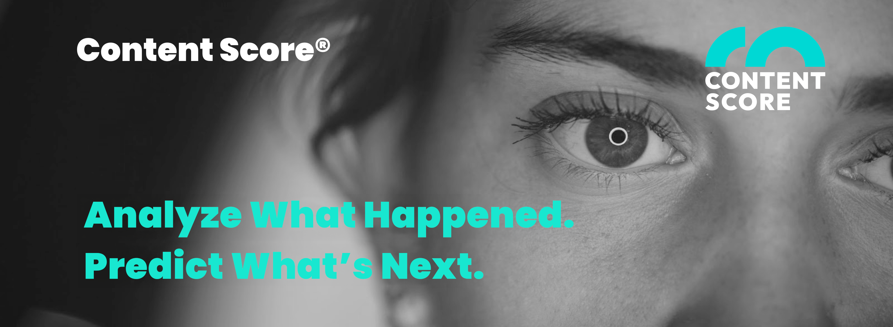 Content Score hero banner showcasing AI-powered social media content analysis